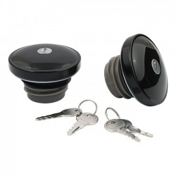 set-tapones-deposito-black-con-llave-harley-davidson-96-13