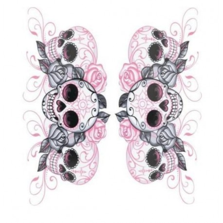 pegatina-pink-skull