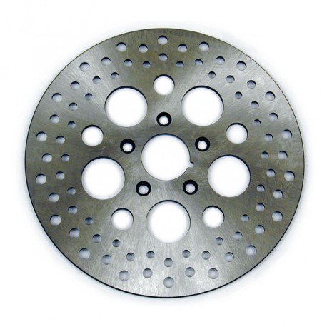 BRAKE ROTOR STAINLESS DRILLED HARLEY BIG TWIN 84-99