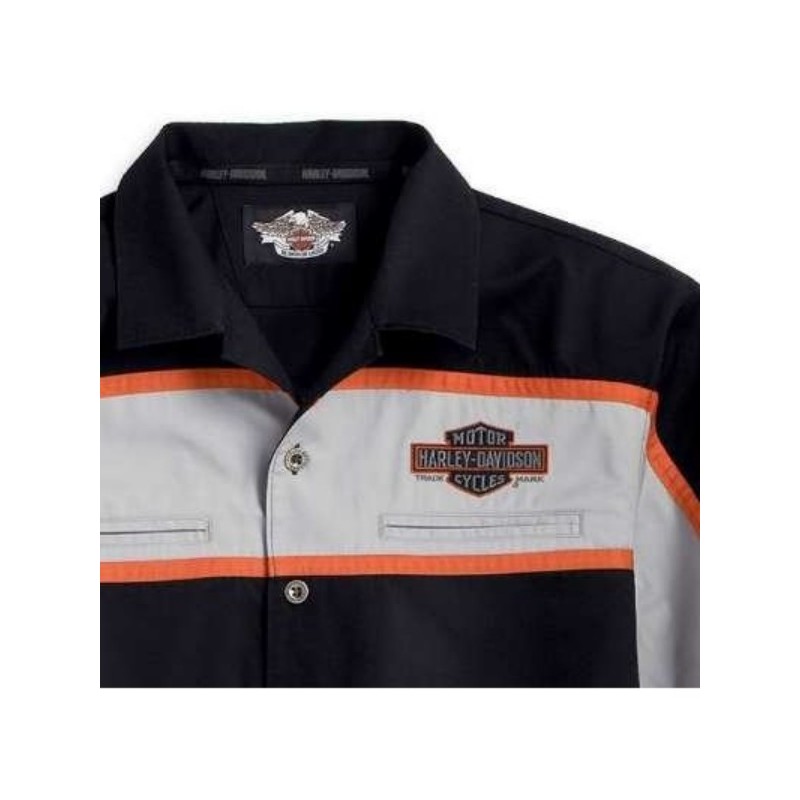 Garage Shirt Harley Davidson Colorblocked Outlet Spaciobiker