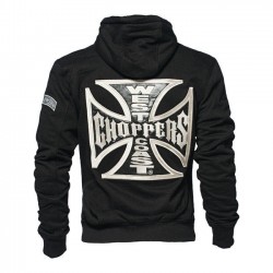 WCC CROSS PANEL ZIP UP HOODIE