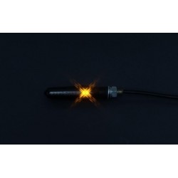 FLASHING LED m-BLAZE ICE BLACK