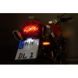 FLASHING LED m-BLAZE ICE BLACK