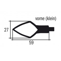 LED TURN SIGNAL DARK EYE