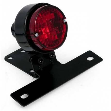BLACK LED REAR PILOT WITH MATRICULA SUPPORT