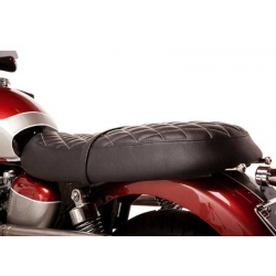 FUNDA ASIENTO RETRO DIAMOND NEGRO TRIUMPH (VARIOS MODELOS)