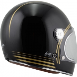 CASCO INTEGRAL BY CITY ROADSTER GOLD BLACK