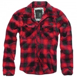 RED BRANDIT CHECK SHIRT