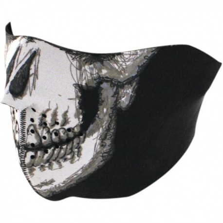HALF FACE MASK SKULL FACE ONE SIZE