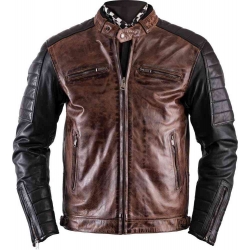 HELSTONS CRUISER BLACK LEATHER JACKET