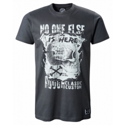 CAMISETA ROUGH CLASSIC CUSTOM NO ONE GRIS