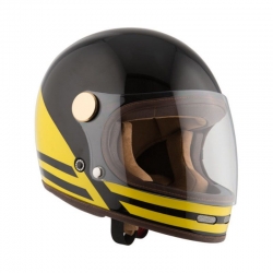 INTEGRAL HELMET BY CITY ROADSTER II BLACK AND YELLOW