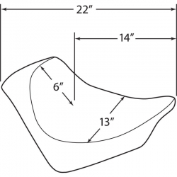ASIENTO DRAG EZ-ON SMOOTH SOLAR HARLEY DAVIDSON SOFTAIL VARIOS MODELOS 18-UP