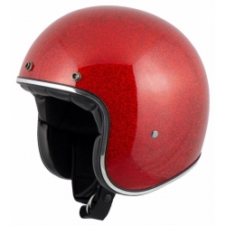 HELMET JET MTR FIBER METAL FLAKE RED