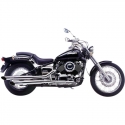 COLAS DE ESCAPE LEOVINCE HOMOLOGADO SILVERTAIL K02 YAMAHA XVS 650 DRAG STAR CLASSIC 98-03