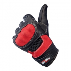 GUANTES BILTWELL BRIDGEPORT ROJO/NEGRO