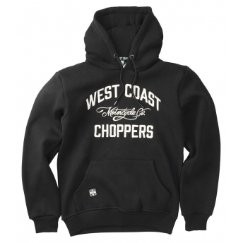 West Coast Choppers Sudadera con capucha sin cremallera - WCC HANDMADE  HOODY - NEGRO