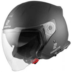 HELMET BOGOTTO JET V586 MATT BLACK