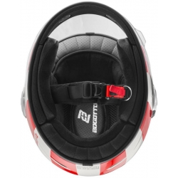 INTEGRAL HELMET BOGOTTO V135 T-R3 RED AND WHITE