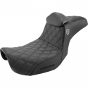 ASIENTO GEL SADDLEMEN PRO SERIES SDC PERFORMANCE CON RESPALDO HARLEY DAVIDSON DYNA 06-17