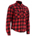 CAMISA BSTAR KEVLAR CON PROTECCIONES ROJA