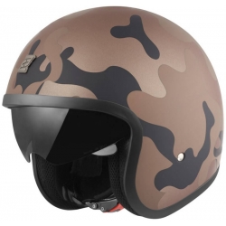 CASCO JET BOGOTTO V537 CAMO MARRÓN