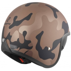 CASCO JET BOGOTTO V537 CAMO MARRÓN