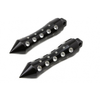 Estriberas XMT-MOTO para pasajeros y autopistas para Harley Davidson  Touring Dyna Sportster softail, color negro vivo