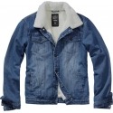 CHAQUETA VAQUERA BRANDIT SHERPA AZUL (OUTLET)